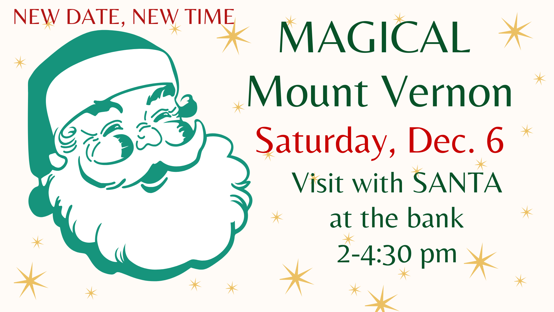 Magical Mount Vernon is coming Santa here Dec. 6
